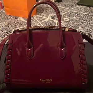 Burgundy Kate Spade Bag. Cute!